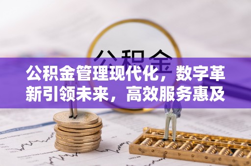 郸城公积金管理现代化，数字革新引领未来，高效服务惠及民生