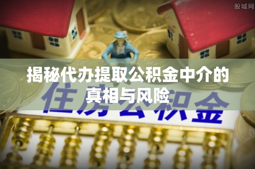 郸城揭秘代办提取公积金中介的真相与风险