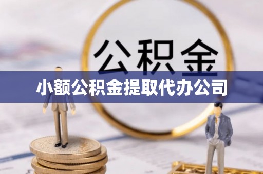 郸城小额公积金提取代办公司