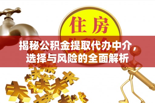 郸城揭秘公积金提取代办中介，选择与风险的全面解析