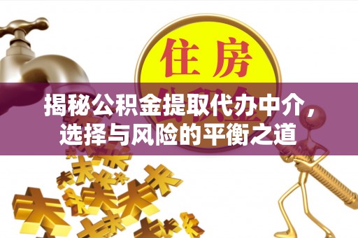 郸城揭秘公积金提取代办中介，选择与风险的平衡之道
