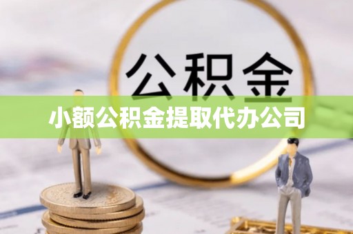 郸城小额公积金提取代办公司